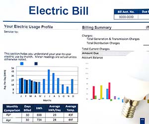 Anthracite Power Electric Bill Sample